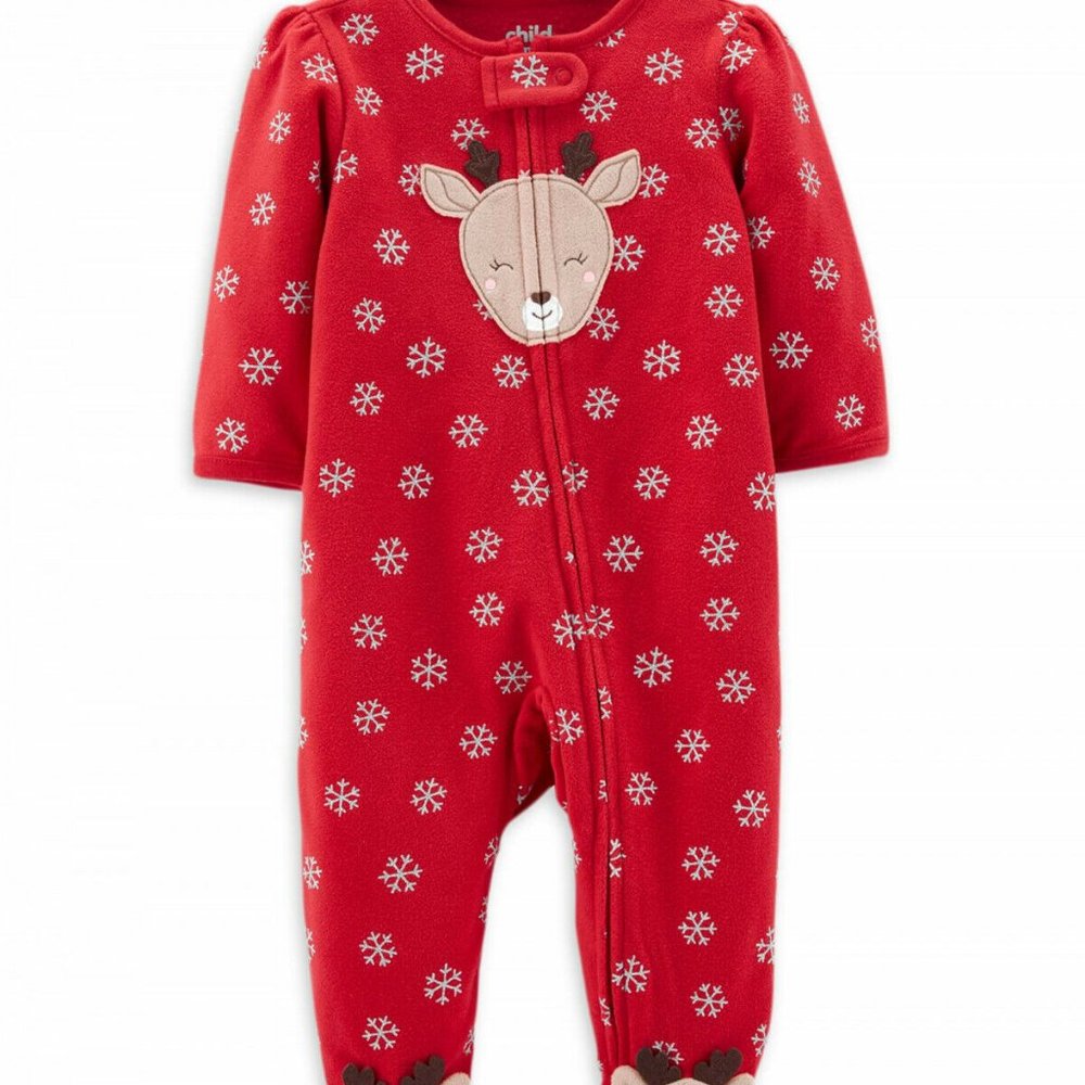 Baby Boy Sleeper, Reindeer Newborn